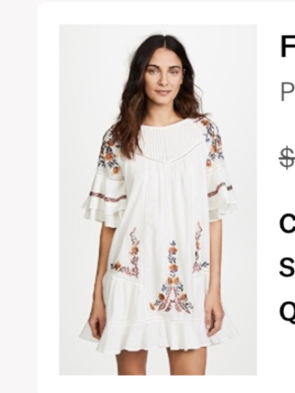 Free People Pavlo Mini Dress